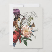 レンブラントフローラライト&エアリー結婚式招待状 招待状 (裏面)