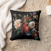レンブラントフローラ暗くムーディー クッション (ブランケット)