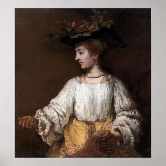 レンブラントフローラ ポスター (正面)