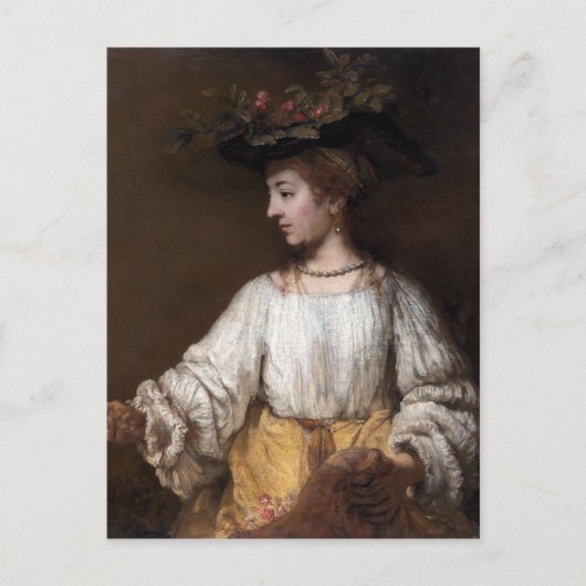 レンブラントフローラ ポストカード (正面)