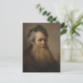 レンブラントポートレート老人の1632 ポストカード (スタンド正面)