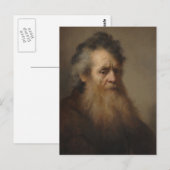 レンブラントポートレート老人の1632 ポストカード (正面/裏面)