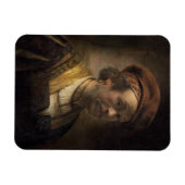 レンブラントポートレート, 1650 (キャンバス上の油) マグネット (横)