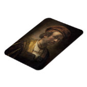 レンブラントポートレート, 1650 (キャンバス上の油) マグネット (左側)