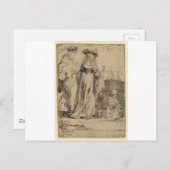 レンブラント結婚が二人に現れた死 ポストカード (正面/裏面)