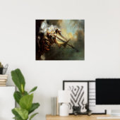 レンブラント絵画・アートの嵐の中のキリスト ポスター (ホームオフィス)