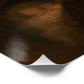 レンブラント自己のポートレートとベレー光沢 ポスター (コーナー)