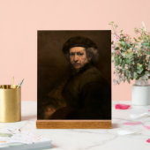 レンブラント自画像：オランダ黄金時代の画家 アクリルサイン (ウェディング)