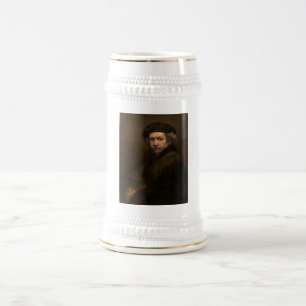レンブラント自画像：オランダ黄金時代の画家 ビールジョッキ