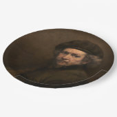 レンブラント自画像:オランダ黄金時代の画家 ペーパープレート (アングル)