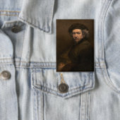 レンブラント自画像:オランダ黄金時代の画家 缶バッジ (インサイチュ)