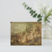 レンブラント葉書によるバプテストのヨハネの説教 ポストカード (スタンド正面)