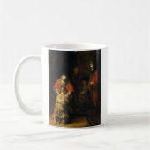 レンブラント著放蕩な息子のリターン コーヒーマグカップ (左)