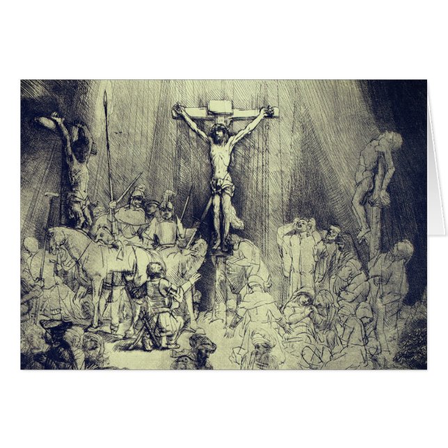 レンブラント1653詳細3十字架 (正面横)