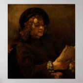 レンブラント – アーティストの息子タイタス読ズ ポスター (正面)