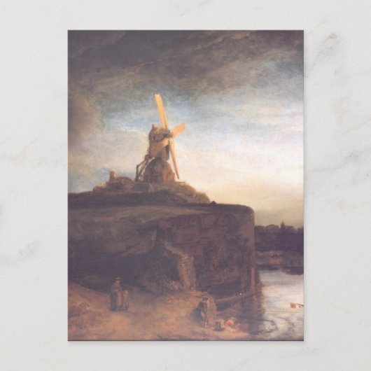 レンブラント・ア絵画ート ポストカード (正面)