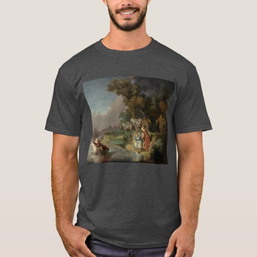 レンブラント - エウロパの略奪 Tシャツ (正面)