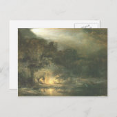 レンブラント – エジプト行きの便に残る ポストカード (正面/裏面)