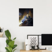 レンブラント・エレミヤが破壊を嘆き悲しむ ポスター (ホームオフィス)