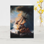 レンブラント – ガリラヤ海の嵐 カード (黄色い花)