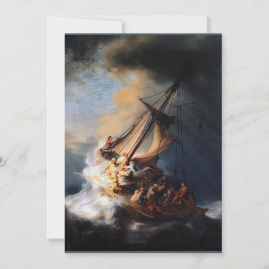 レンブラント – ガリラヤ海の嵐 シーズンカード (正面)