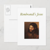 レンブラント-キリストの頭像-1650, レンブラ... ポストカード (正面/裏面)