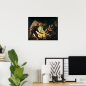 レンブラント – サムソンの目隠し ポスター (ホームオフィス)