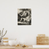 レンブラント – セントジェロ読ーム1634 ポスター (キッチン)