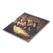 レンブラント：ニコラエス・タルプ博士の解剖学の授業 タイル (側面)