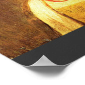 レンブラント・ハルメンシュによる若い少女のポートレート。 ポスター (角)