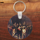 レンブラント・ハルメンシュの夜警。バン・リジン キーホルダー (正面)