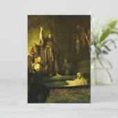 レンブラント – ラザロの育て カード (スタンド正面)