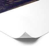 レンブラント・ヴァン・リジンによるエマウスでのキリスト ポスター (角)