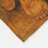 レンブラント・ヴァン・リジンによる放蕩息子の帰還 フリースブランケット (角)