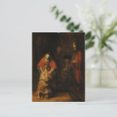 レンブラント・ヴァン・リジンによる放蕩息子の帰還 ポストカード (スタンド正面)