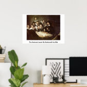 レンブラント・ヴァン・リジンによる解剖学のレッスン ポスター (ホームオフィス)