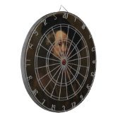 レンブラント・ヴァン・リジンのセルフポートレートファインアート ダーツボード (正面左)