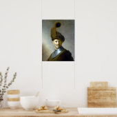 レンブラント・ヴァン・リジン老人軍隊の衣装 ポスター (キッチン)