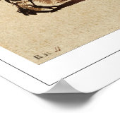 レンブラント・ヴァン・リジン・ゼディング・アート・ポスター#533 ポスター (角)