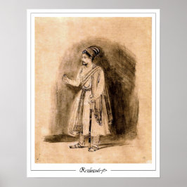 レンブラント・ヴァン・リジン・ゼディング・アート・ポスター#681 ポスター