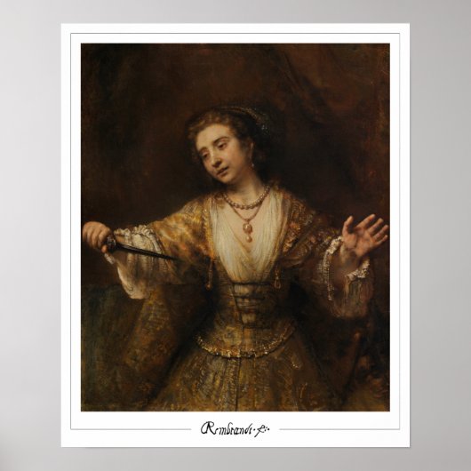 レンブラント・ヴァン・リジン・ゼディング・アート・ポスター#717 ポスター (正面)