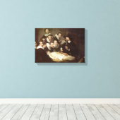 レンブラント・ヴァン・リジン – 解剖学のレッスン キャンバスプリント (インサイチュ (ウッドフロア))