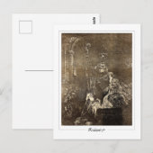 レンブラント・ヴァン・リジン#105 -ファインアート ポストカード (正面/裏面)