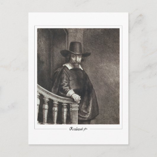 レンブラント・ヴァン・リジン#129 -ファインアート ポストカード (正面)