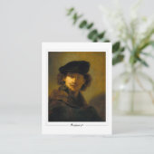 レンブラント・ヴァン・リジン#24 -ファインアート ポストカード (スタンド正面)