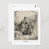 レンブラント・ヴァン・リジン#556 -ファインアート ポストカード (正面/裏面)