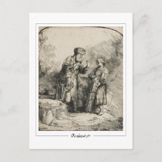 レンブラント・ヴァン・リジン#556 -ファインアート ポストカード (正面)