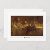 レンブラント・ヴァン・リジン#615 -ファインアート ポストカード (正面/裏面)