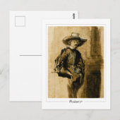 レンブラント・ヴァン・リジン#638 -ファインアート ポストカード (正面/裏面)