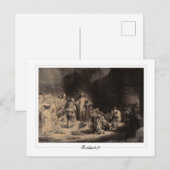 レンブラント・ヴァン・リジン#676 -ファインアート ポストカード (正面/裏面)